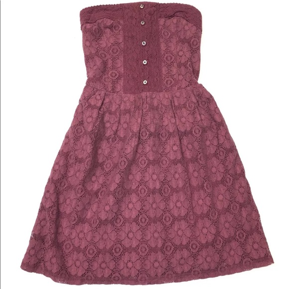Abercrombie & Fitch Dresses & Skirts - Abercrombie & Fitch Lace Dress XS Strapless Dress